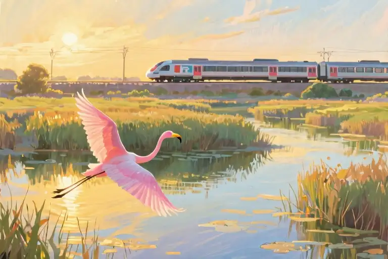 Writing on French Trains with Flamingos and Dynamite