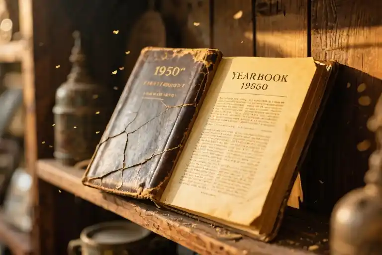 A Forgotten Yearbook's Whisper Across Time