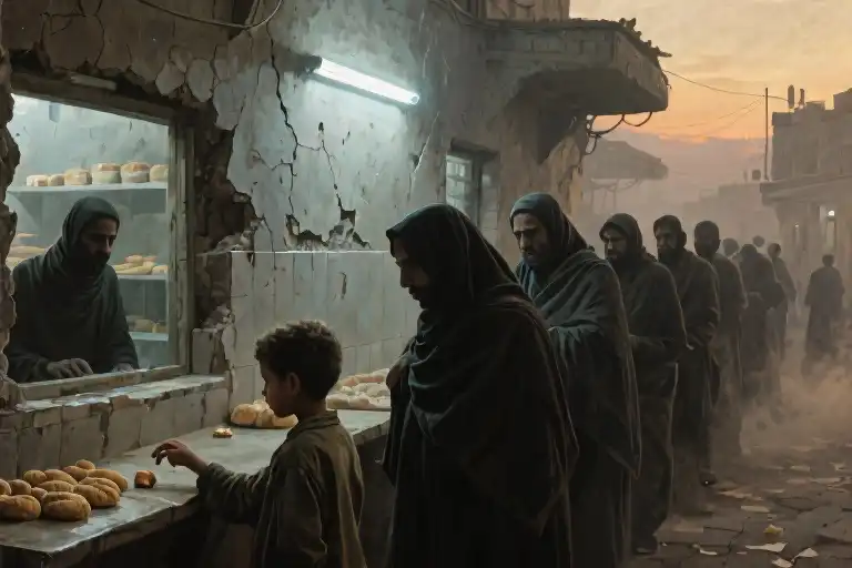 Breadlines of Gaza Where Survival Meets Hunger  