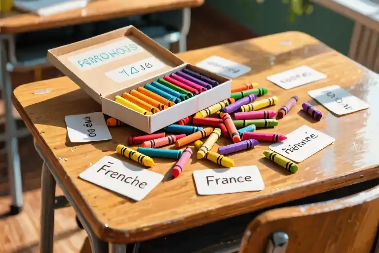 How My Childhood Crayons Taught Me French  