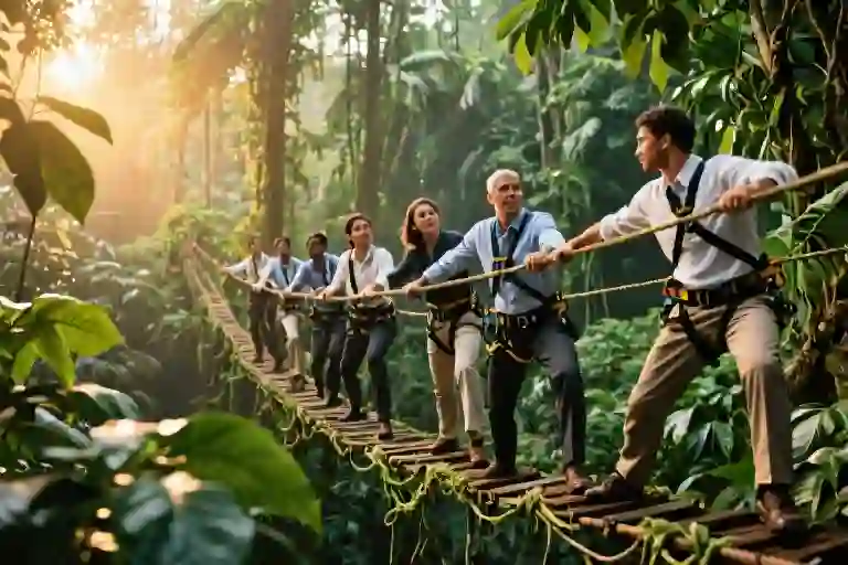 Jungle Training Builds Unshakable Team Confidence