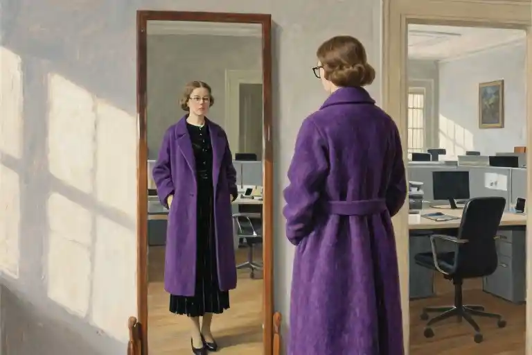 The Stranger in My Mirror and the Purple Coat
