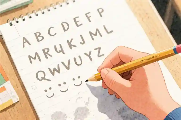 When Letters Won't Behave My Childhood Writing Struggle