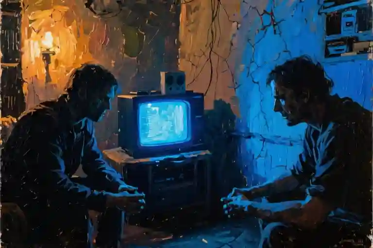 Flickering Signals in a War-Torn Night