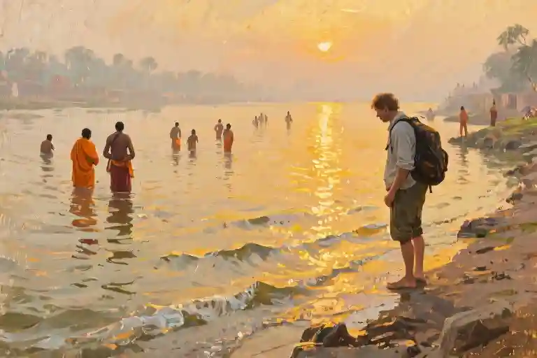 Sacred River Meets Skeptical Traveler