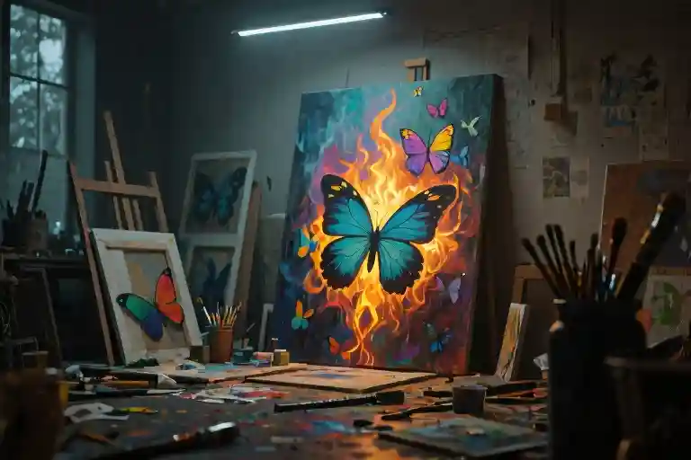 When Art Feels Too Heavy - A Creative Sanctuary