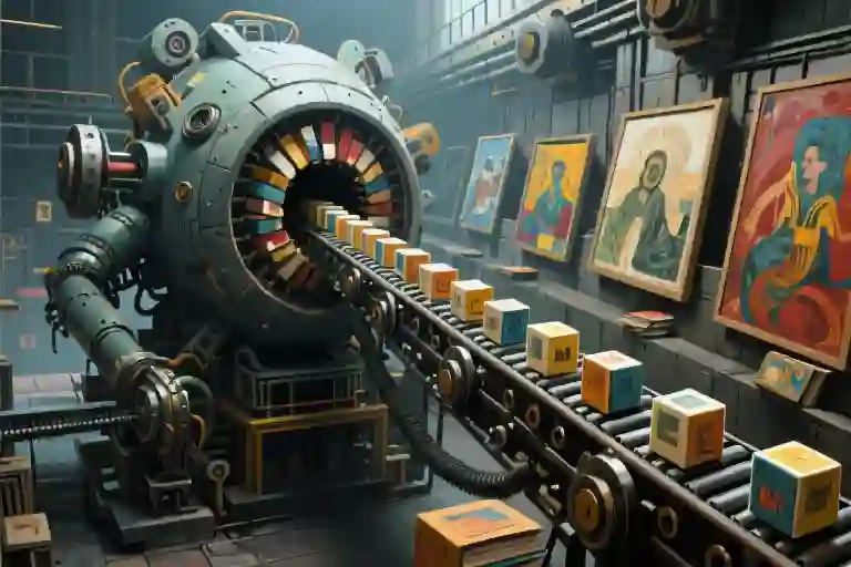 When Creativity Becomes Machine Food